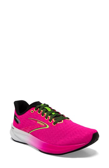 Brooks Hyperion Training Shoe In Pink Glo/green/black