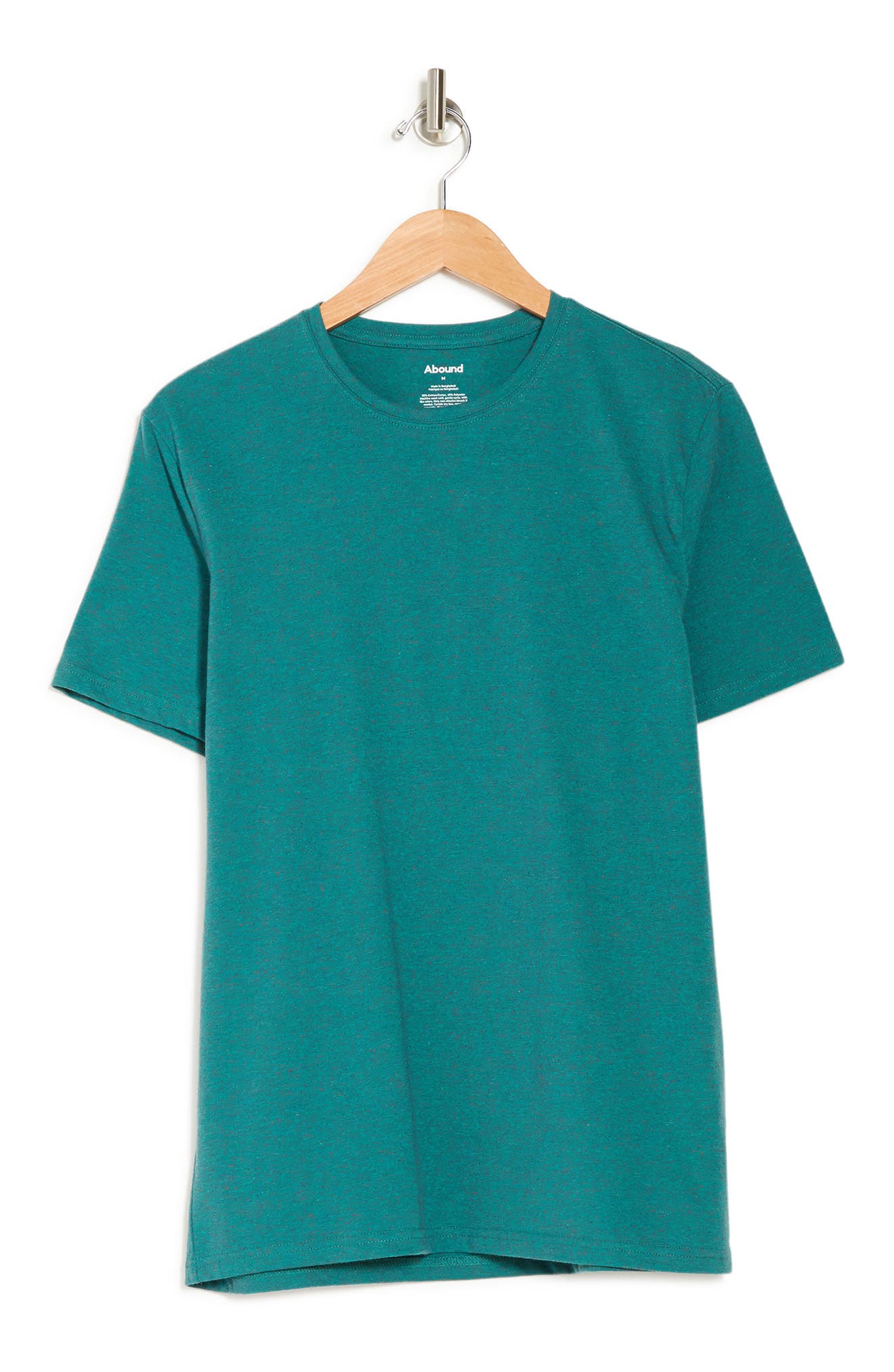 Abound Marled Crew Neck T-shirt In Teal Compass Snow Heather