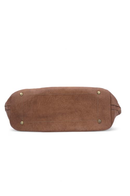 Bolsa Nova Nora Patchwork Tote In Cognac