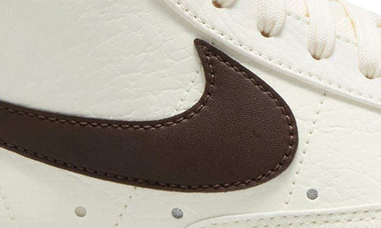 Shop Nike Blazer Mid '77 Sneaker In Sail/ Baroque Brown-white
