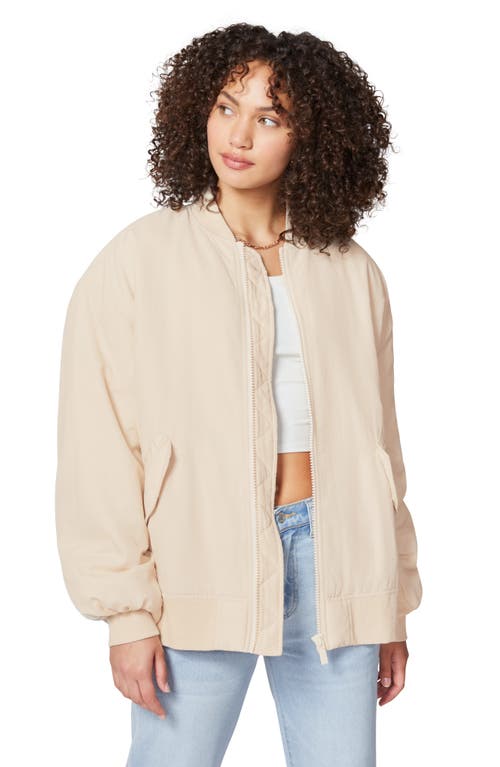 Shop Florence By Mills Oversize Bomber Jacket In Whitecap Grey