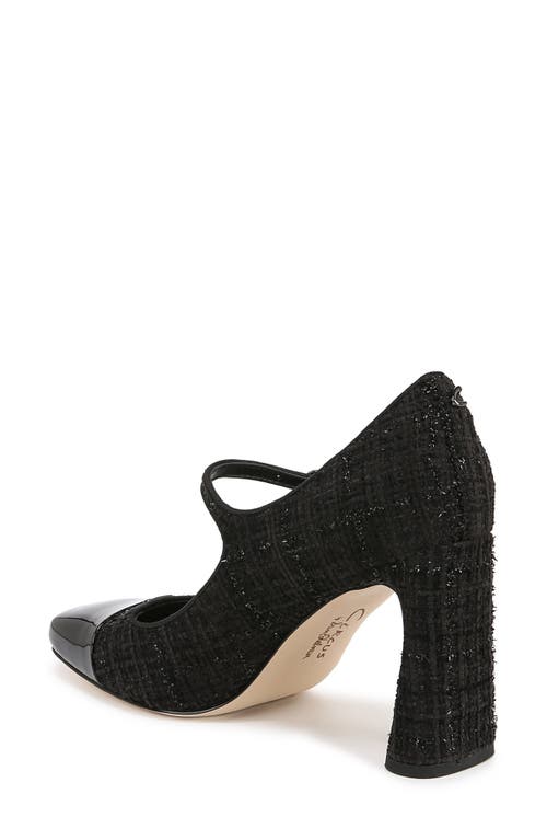 Shop Circus Ny By Sam Edelman Elora Square Toe Mary Jane Pump In Black Shimmer Tweed