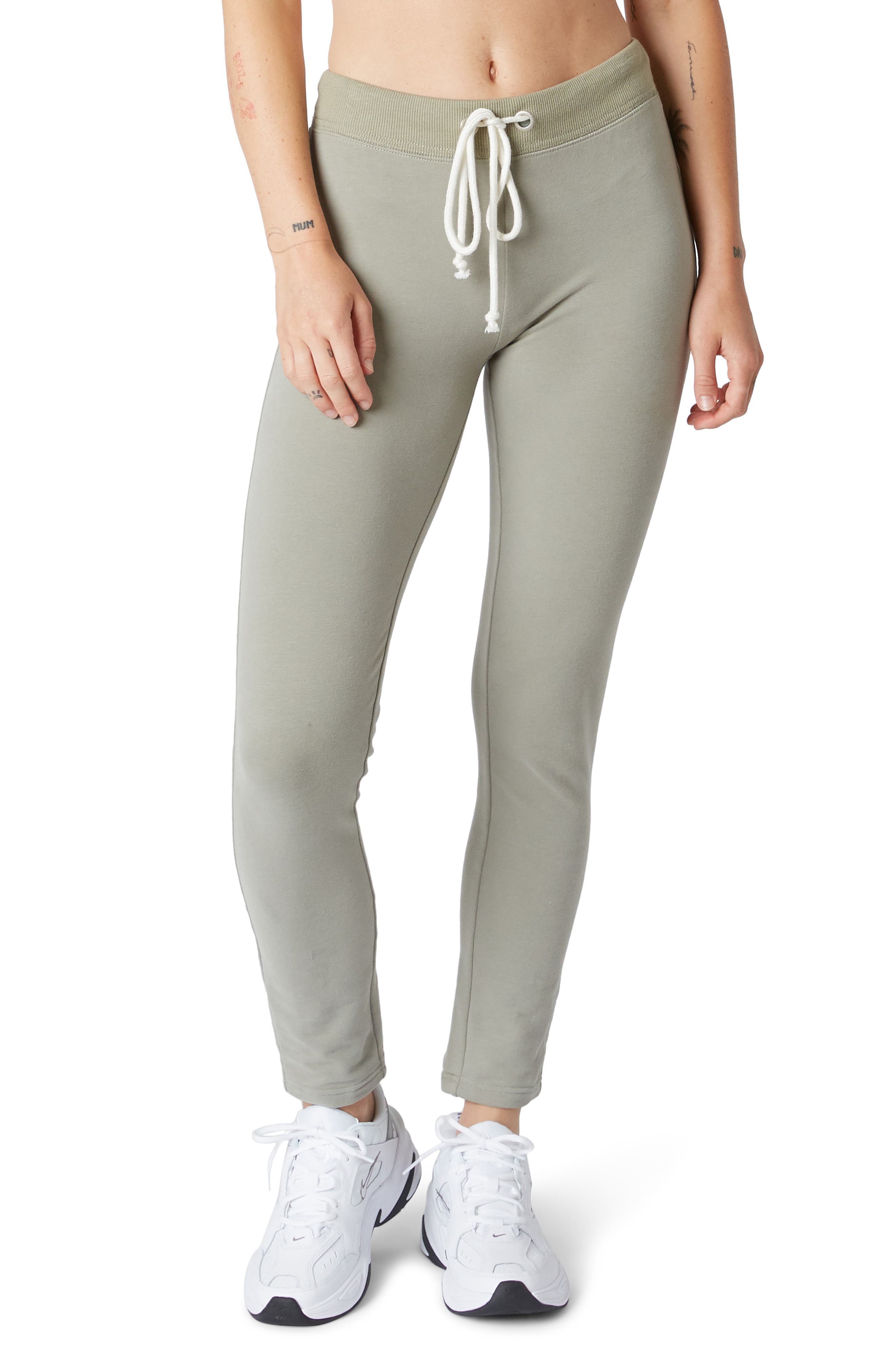 Women's Nia High Waist Slim Sweatpants, Small - Green Women's Nia High Waist Slim Sweatpants, Small - Green