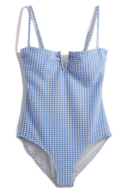 & Other Stories One-Piece Swimsuit in Blue Medium at Nordstrom, Size 8