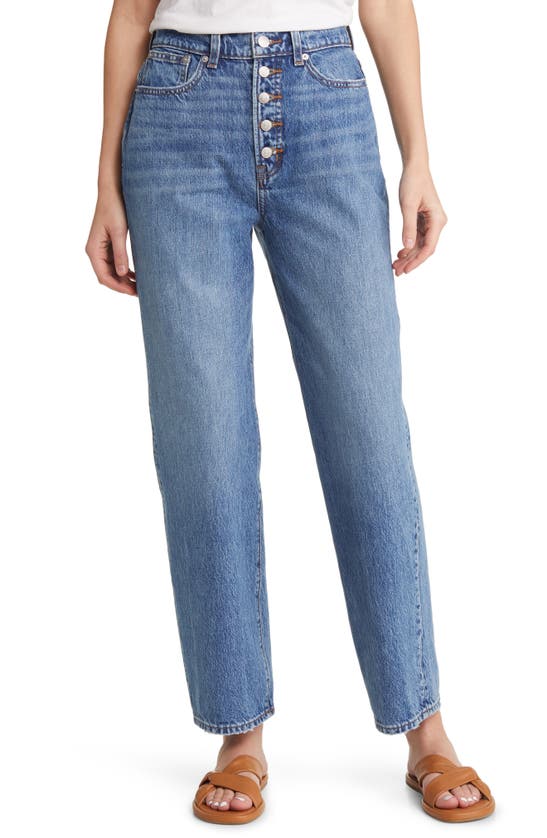 Madewell The Perfect Vintage Straight Leg Jeans In Delafield Wash ...