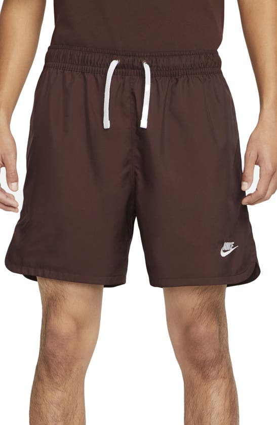 Nike Men's  Sportswear Sport Essentials Woven Lined Flow Shorts In Brown