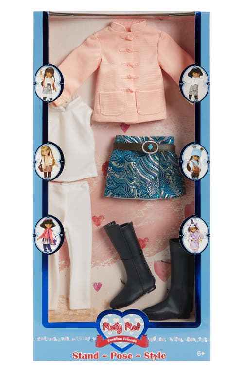 Ruby Red Fashion Friends Fashion Addict Doll Outfit in Blue Multi at Nordstrom