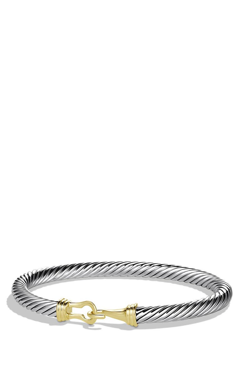 David Yurman 'Cable Buckle' Bracelet with Gold | Nordstrom