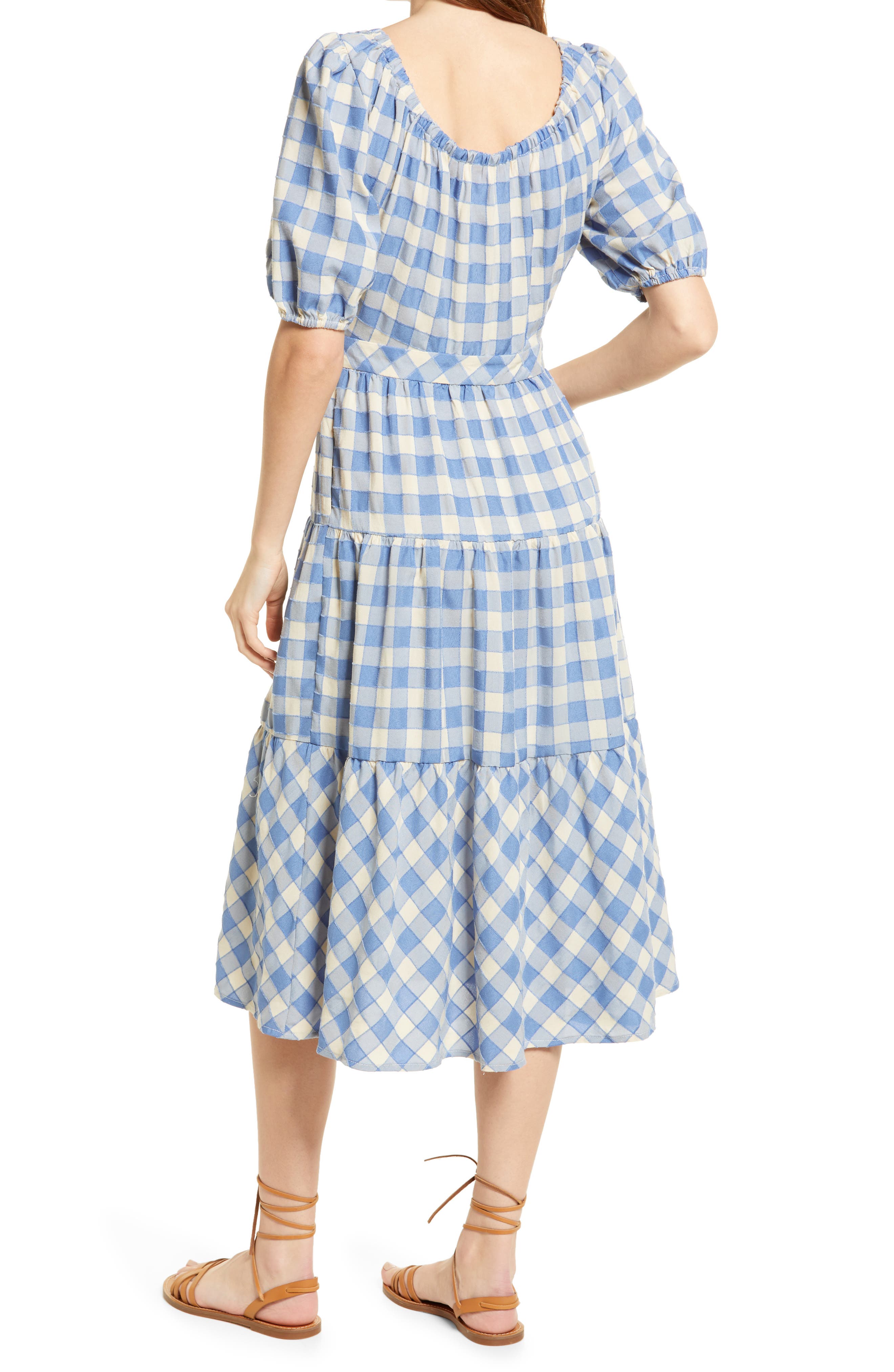 Center Cutout Woven Dress | Nordstrom