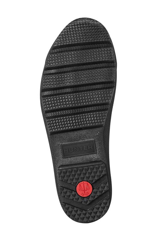 Hunter Original Waterproof Chelsea Rain Boot In Black/black