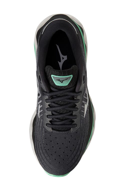 Mizuno Wave Horizon 6 Running Shoe In Iron Gate-silver