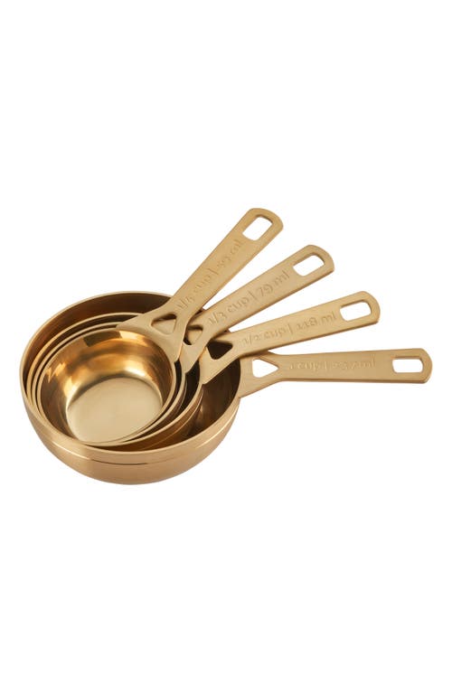 Le Creuset Set of 4 Measuring Cups in Gold at Nordstrom