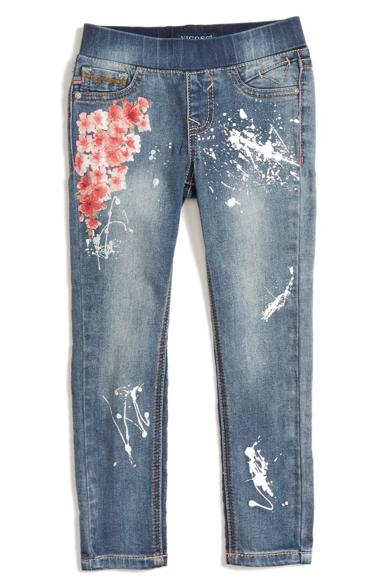 Vigoss 'Flower' Skinny Jeans (Toddler Girls & Little Girls) | Nordstrom