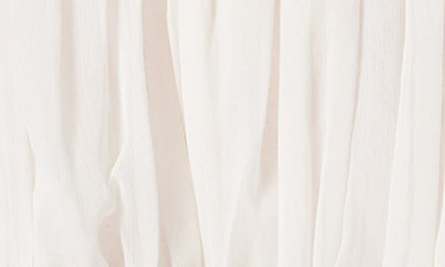 Dee Ocleppo Smocked Chiffon Top In Sea Salt