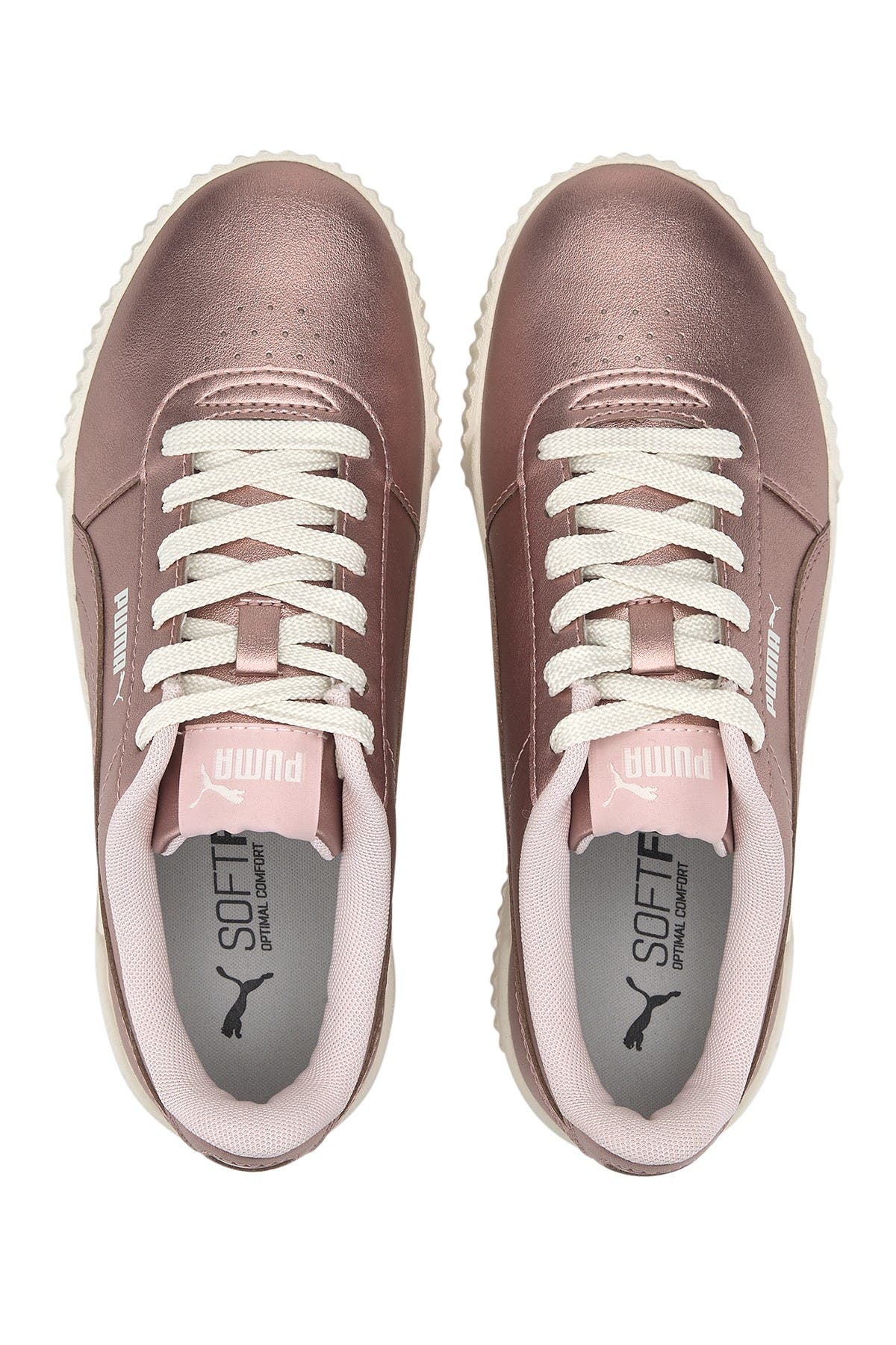 puma carina metallic sneakers