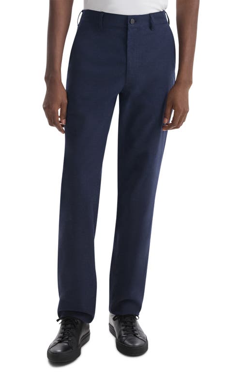 Theory Rhodes Cotton Carpenter Pants In Baltic Blue Melange