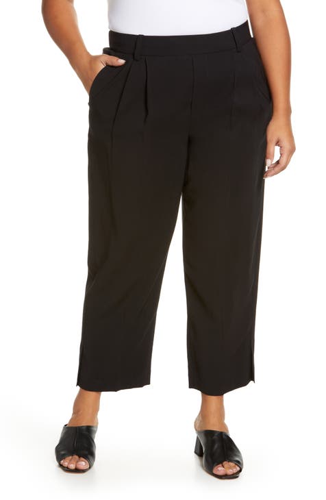 Women's Black Capris & Cropped Pants | Nordstrom Rack