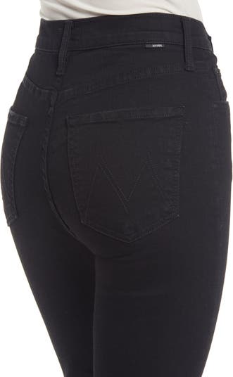 HIGH WAISTED RIDER ANKLE- BLACK –