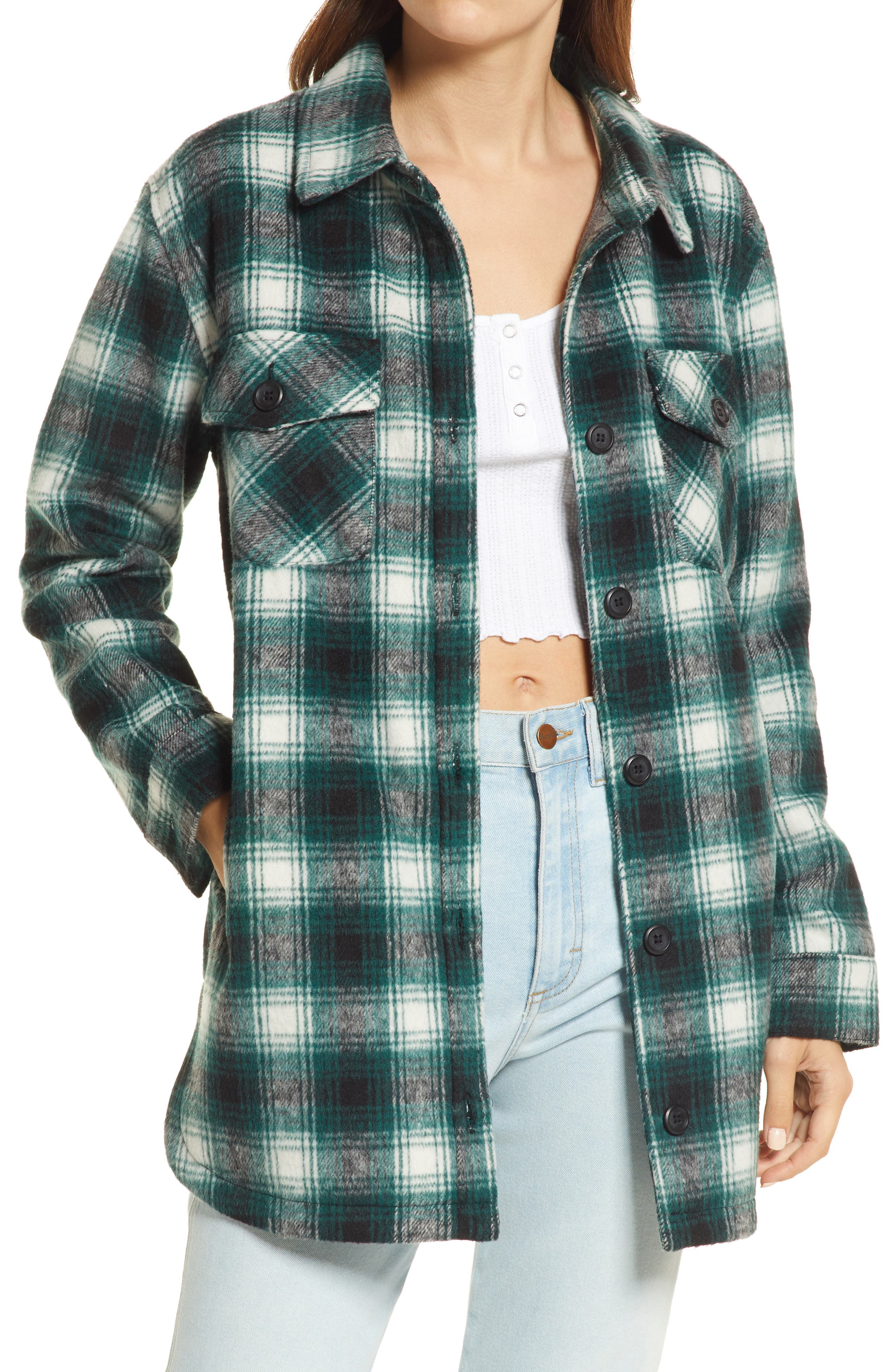 Thread \u0026 Supply Shirt Jacket In Hunter 