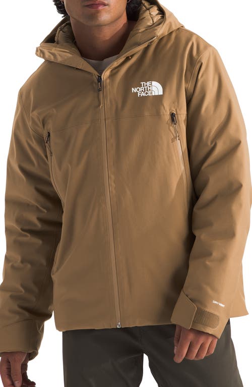 Shop The North Face Mtn Range Water Repellent Insulated Jacket In Utility Brown