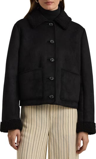 Lauren Ralph Lauren Faux Shearling Jacket Nordstrom