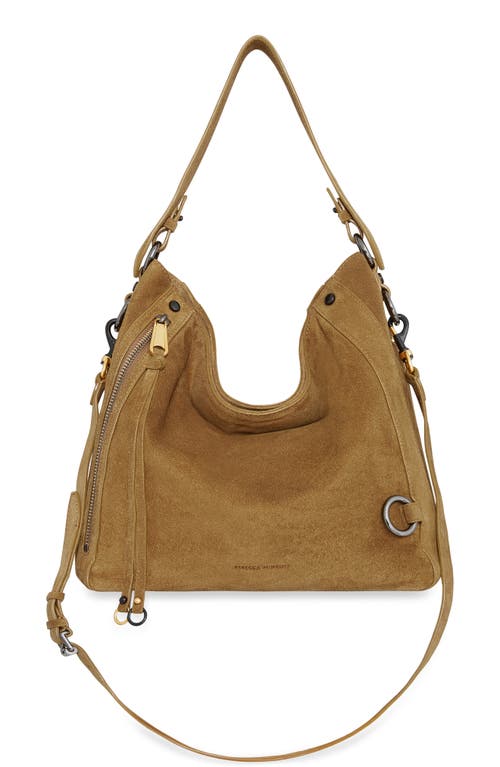 Rebecca Minkoff Mab Leather Hobo Bag in Honey at Nordstrom