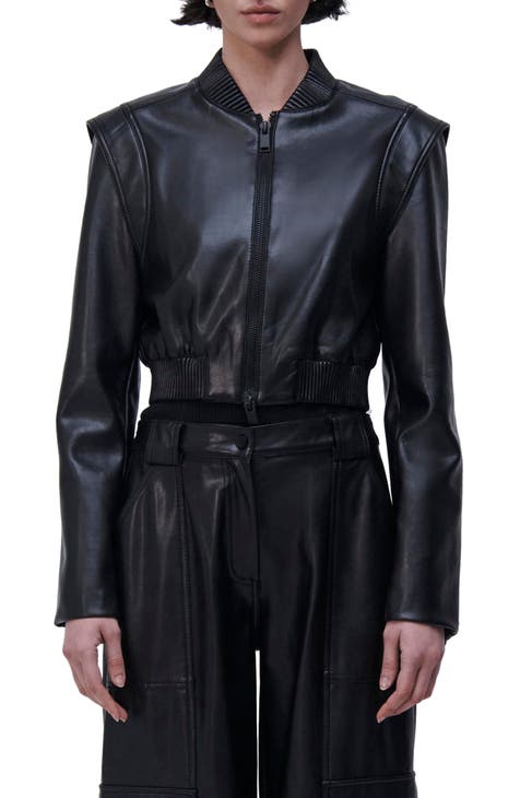 Doreen Luxe Faux Leather Jacket
