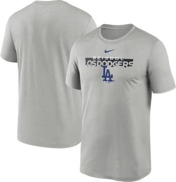 Men's Los Angeles Dodgers Nike White Large Logo Legend Performance T-Shirt