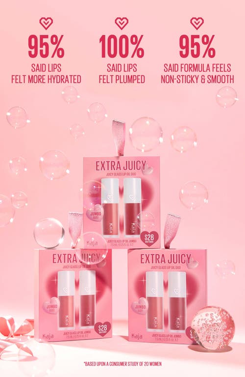 KAJA KAJA JUICY LIP OIL DUO $48 VALUE