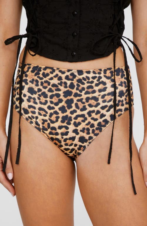 Shop Nasty Gal Knicker Shorts In Leopard