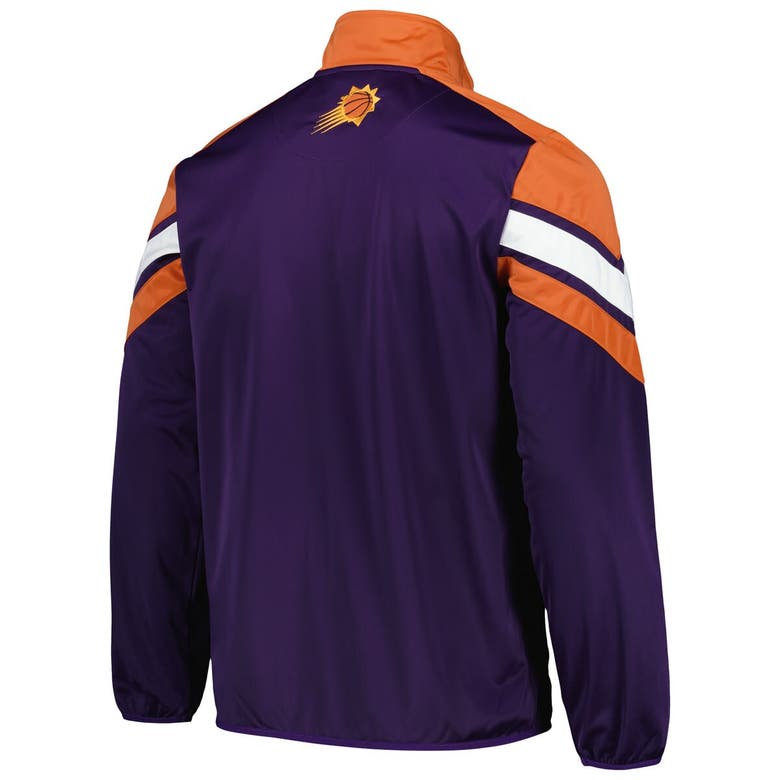 Shop G-iii Sports By Carl Banks Purple Phoenix Suns Game Ball Full-zip Track Jacket