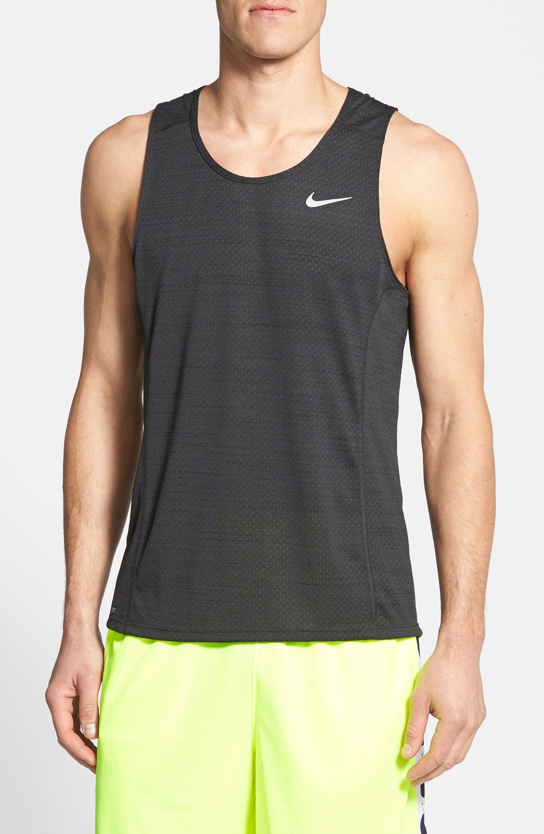 Nike 'Miler' DriFIT Mesh Running Tank Nordstrom