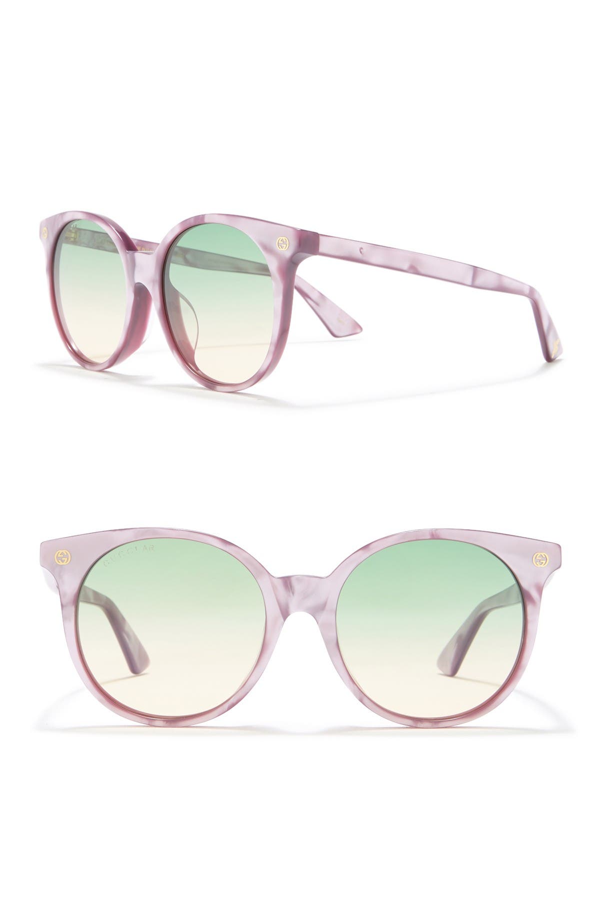 gucci 53mm round sunglasses