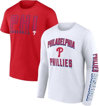 Men's Fanatics Branded Royal/White Philadelphia 76ers Big & Tall Two-Pack T-Shirt Set