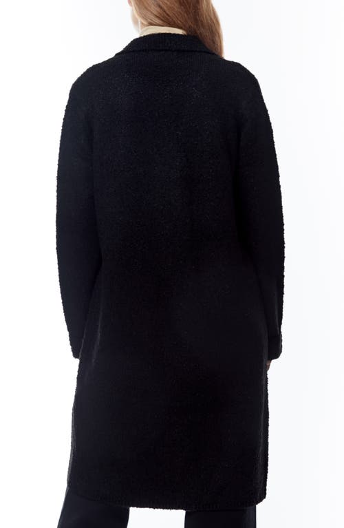 By Design Whitney Bouclé Cardigan In Black