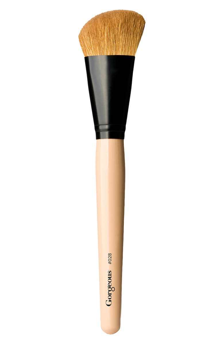 GORGEOUS COSMETICS '028' Blush/Contour Brush, Main, color, No Color