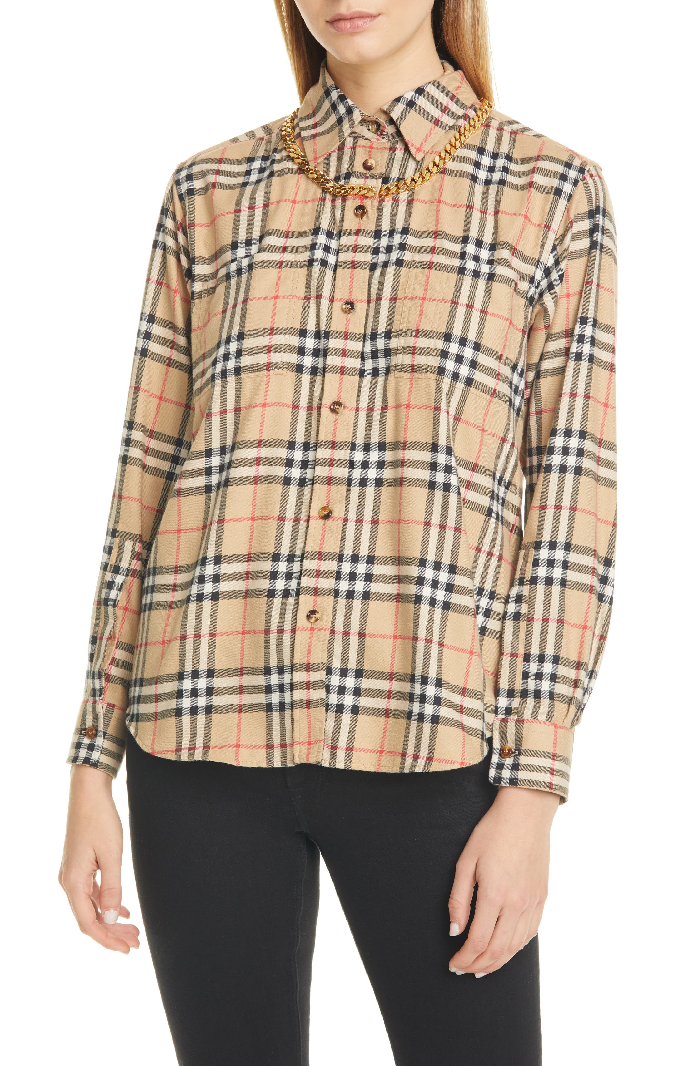 burberry style flannel