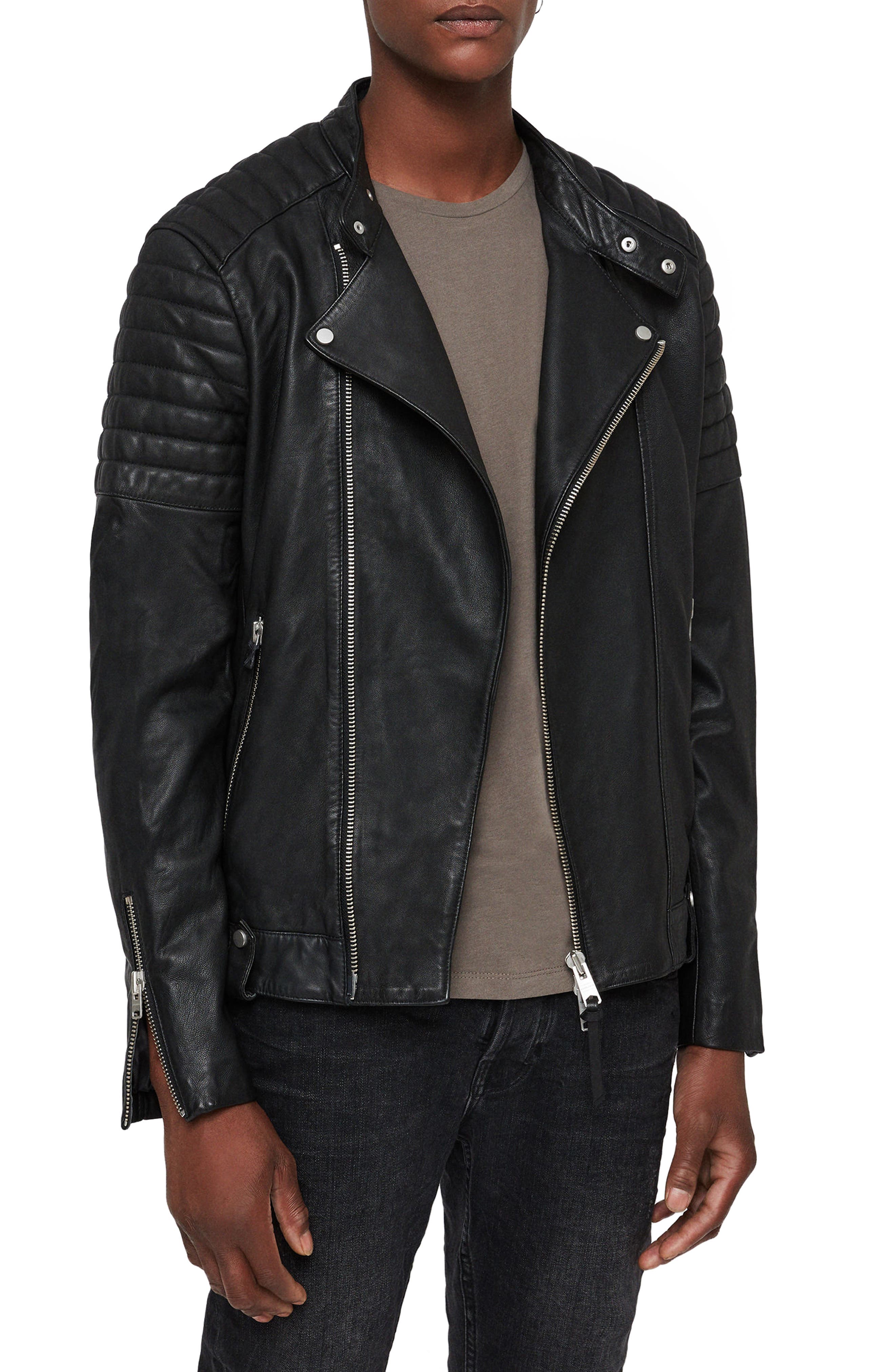 all saints jasper leather biker jacket