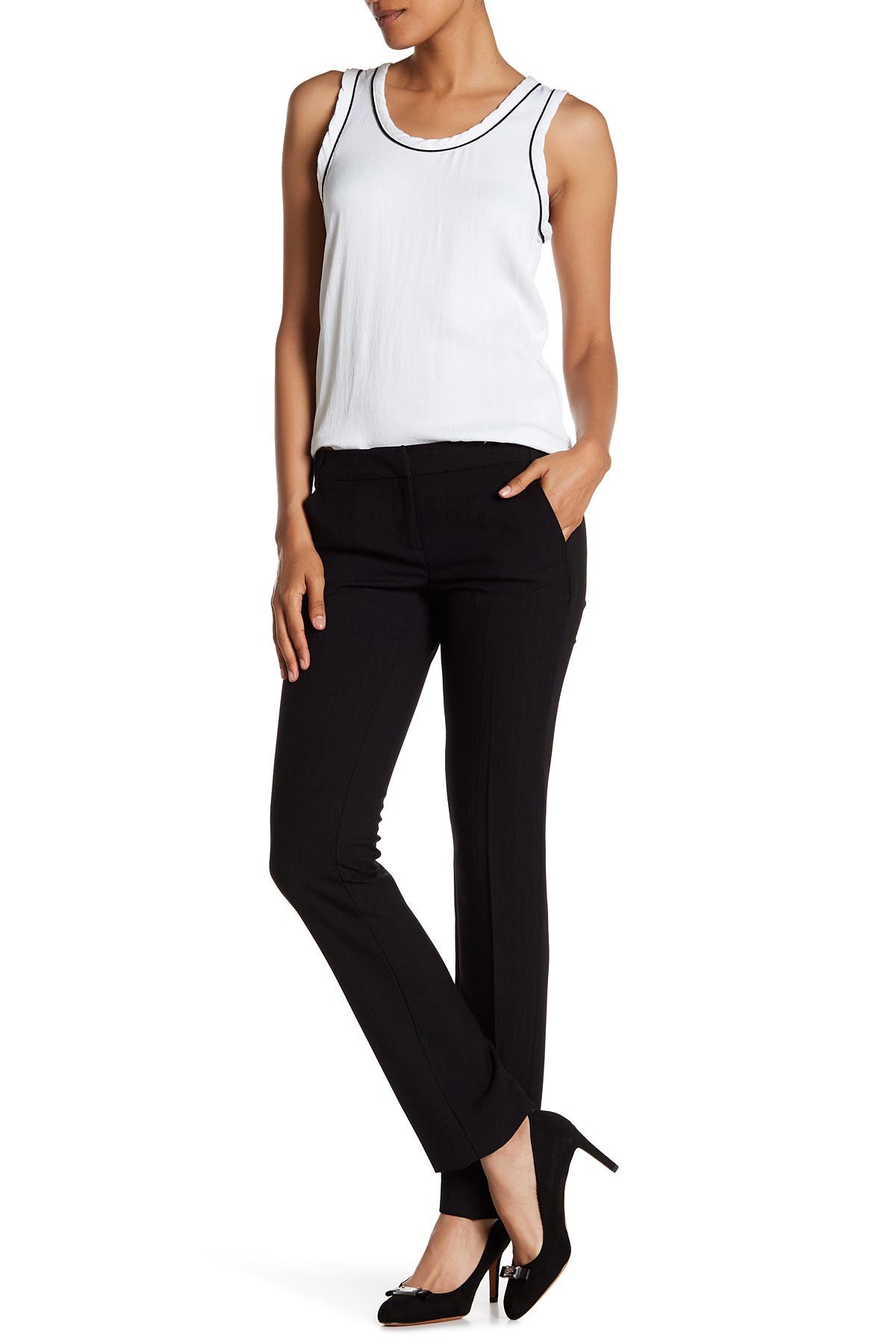 Amanda & Chelsea Shadow Stripe Narrow Leg Pants Nordstrom Rack