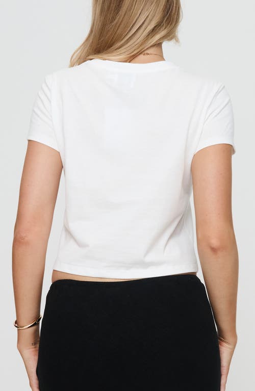 Princess Polly Micah Crop T-shirt In White