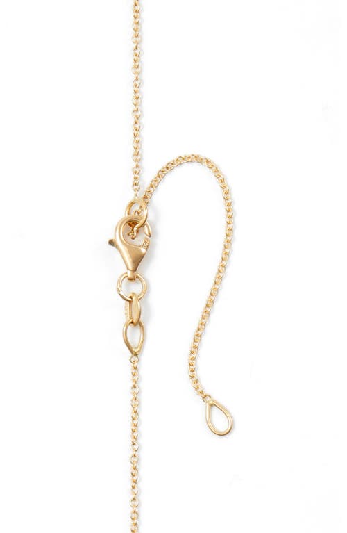 Bony Levy 18k Gold Pavé Diamond Initial Pendant Necklace In 18k Yellow Gold - V