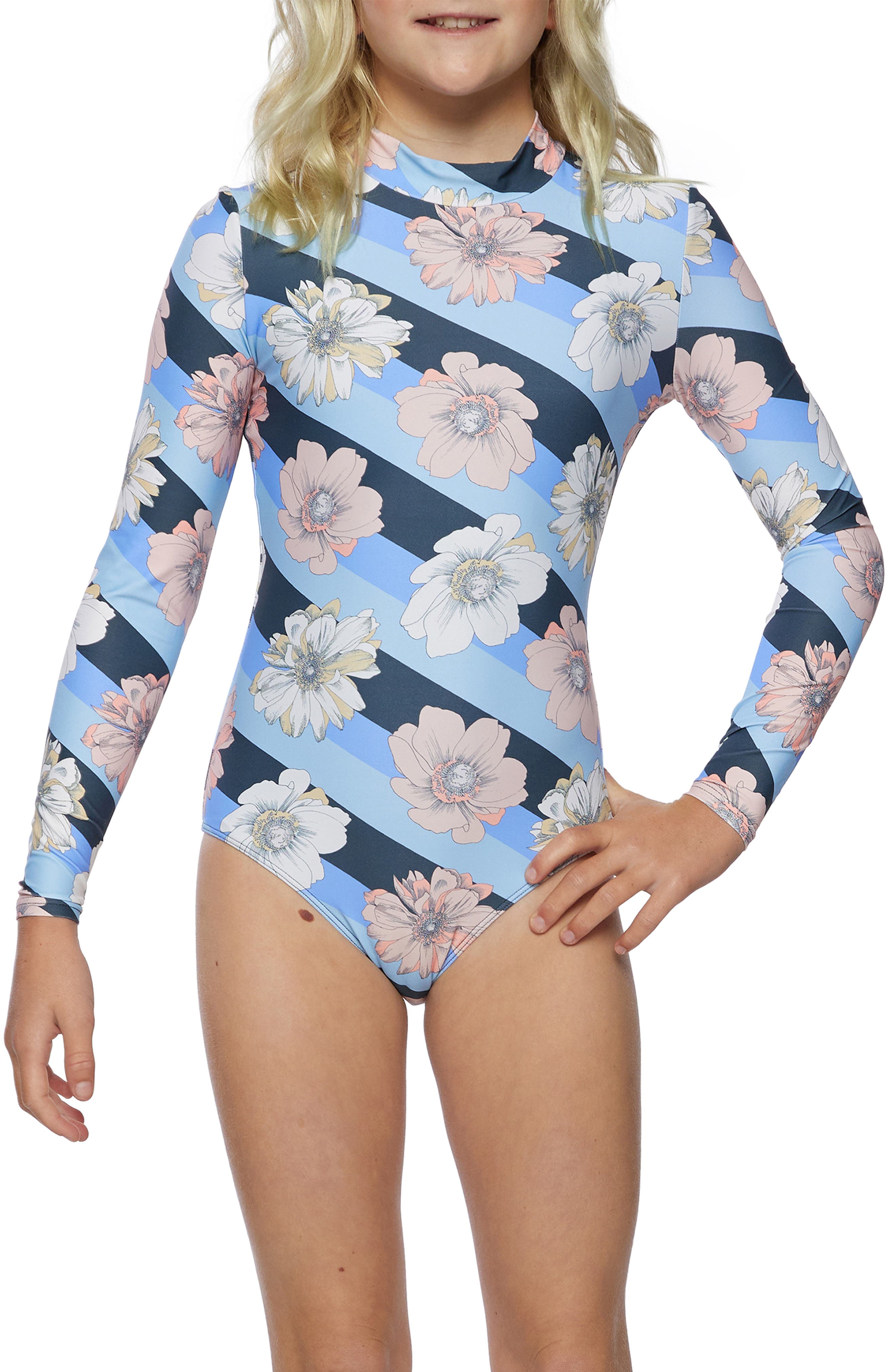 girls swim rashguard