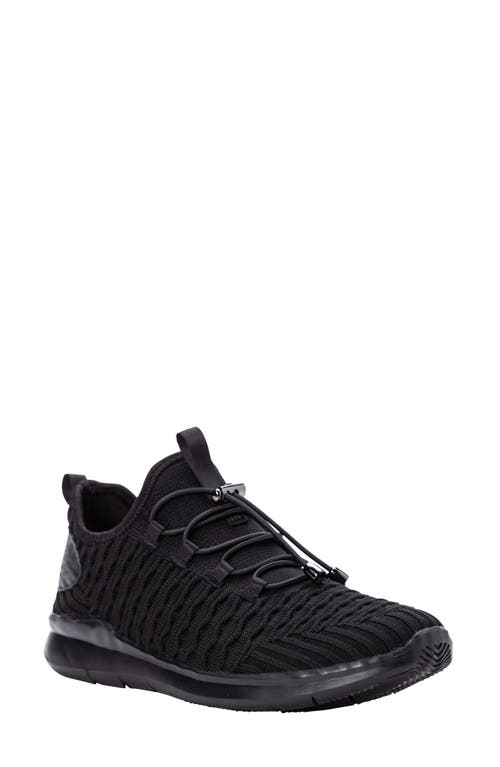 Propét Travelbound Sneaker in Black Fabric at Nordstrom, Size 11