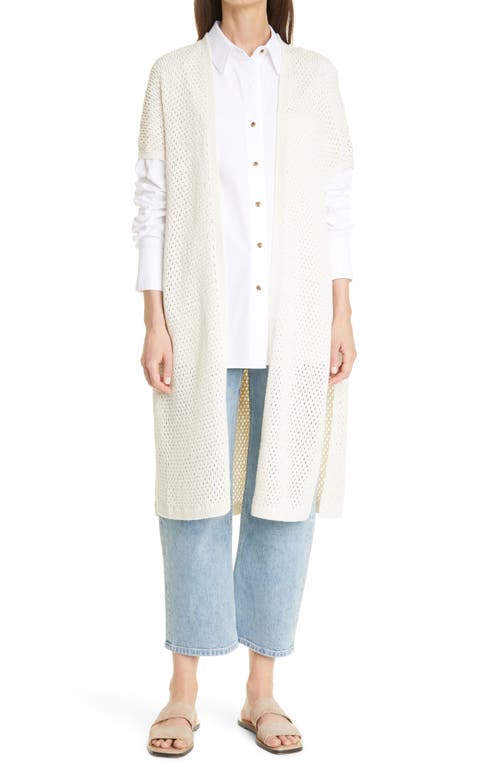 Lafayette 148 New York Greyson Cotton Blouse White at Nordstrom,