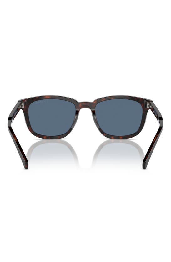 Shop Prada 55mm Pillow Sunglasses In Brown/ Dark Blue