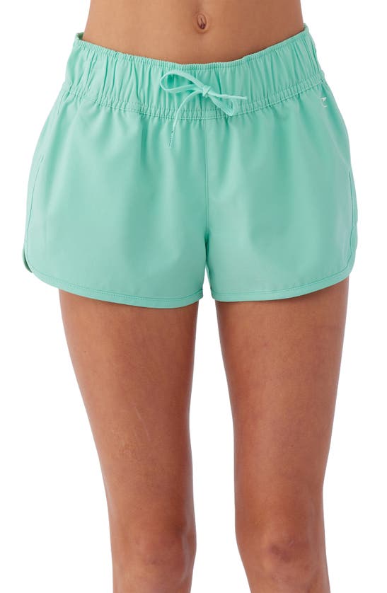 O'neill Kids' Lane Solid Water Resistant Cover-up Shorts In Ocean Wave