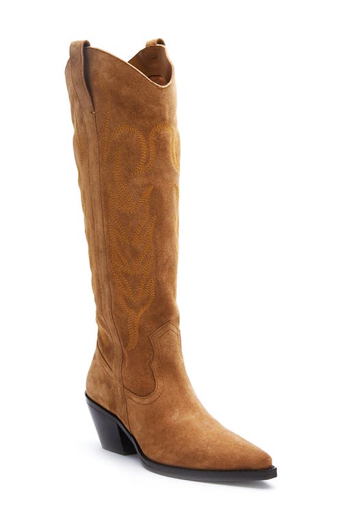 Agency Western Pointed Toe Boot in Tan
