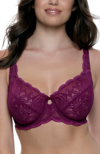 Paramour by Felina  Tempting Plush All Over Lace Underwire Bra 2-Pack  (Sugar Baby Black 2-Pack, 36G) 