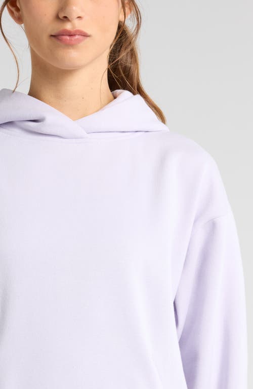 Shop Zella Ultra Cozy Pullover Hoodie In Purple Petal