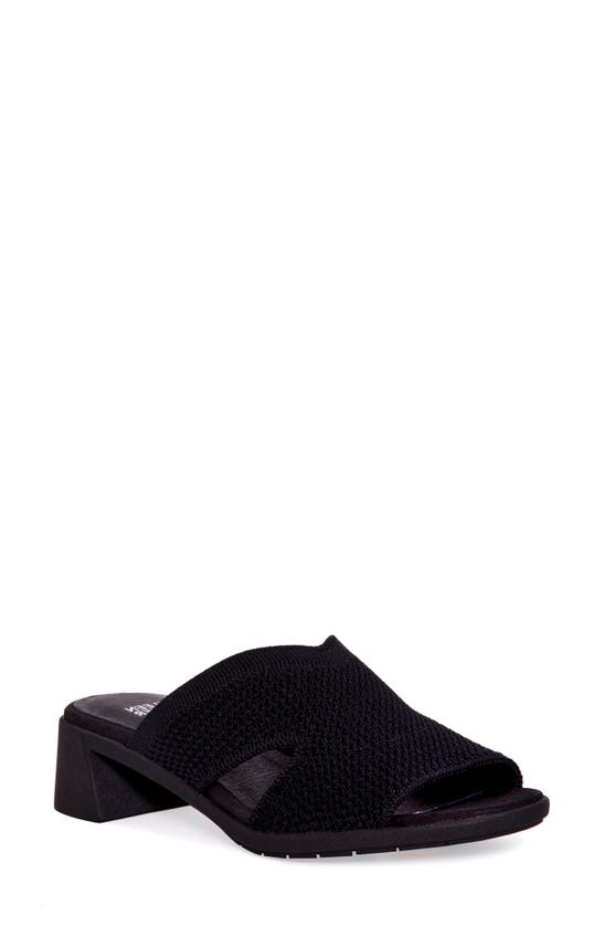 Eileen Fisher Naja Block Heel Sandal In Black